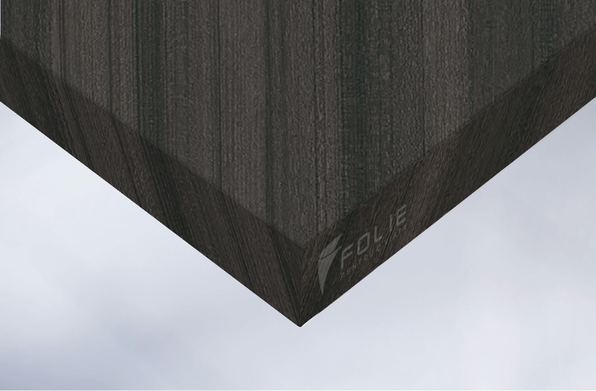 Folie autocolantă Cover Styl Black Teak 122 cm – imitație lemn negru