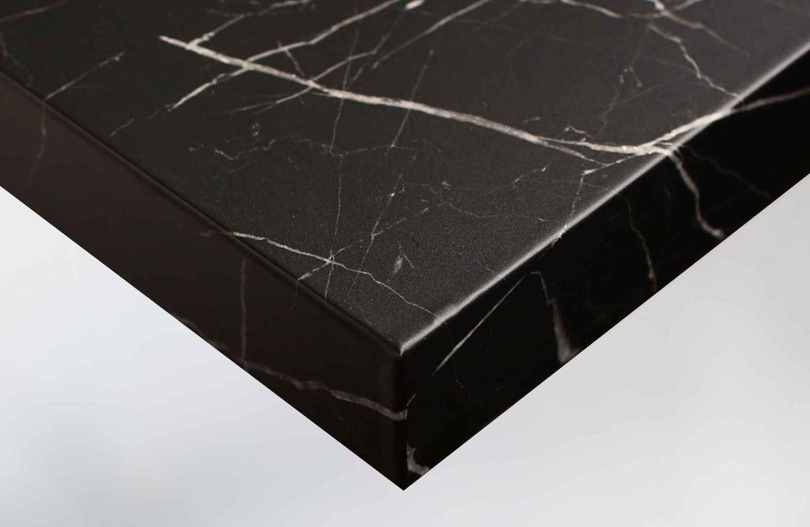 Folie autocolantă autoadezivă Nero Marquina 122 cm pentru mobilă, uși și pereți