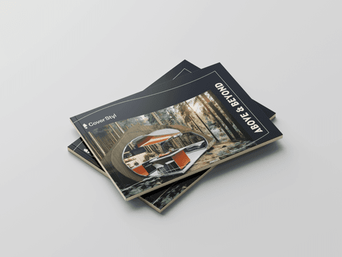 Cover Styl The Above & Beyond Brochure – catalog mostre folie