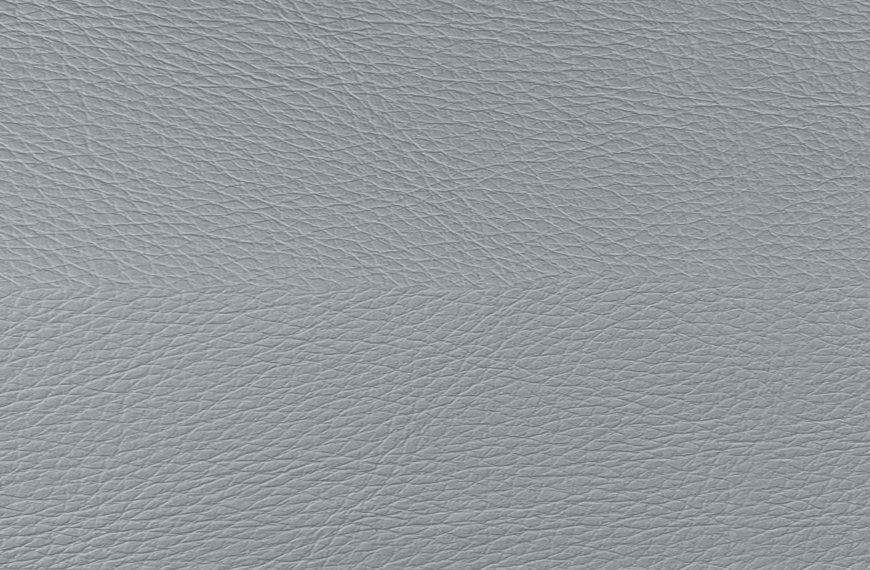 mostră folie imitație piele Pearl Grey aplicată pe mobilă – Folie.ro