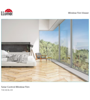 folie de protecție solară exterioară naturală – model THE 80